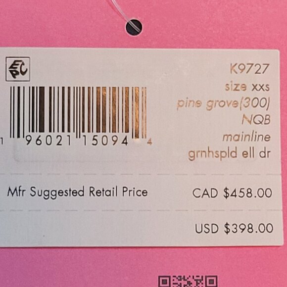 Kate Spade Pine Grove Greenhouse Plaid Ella Dress - Picture 12 of 13